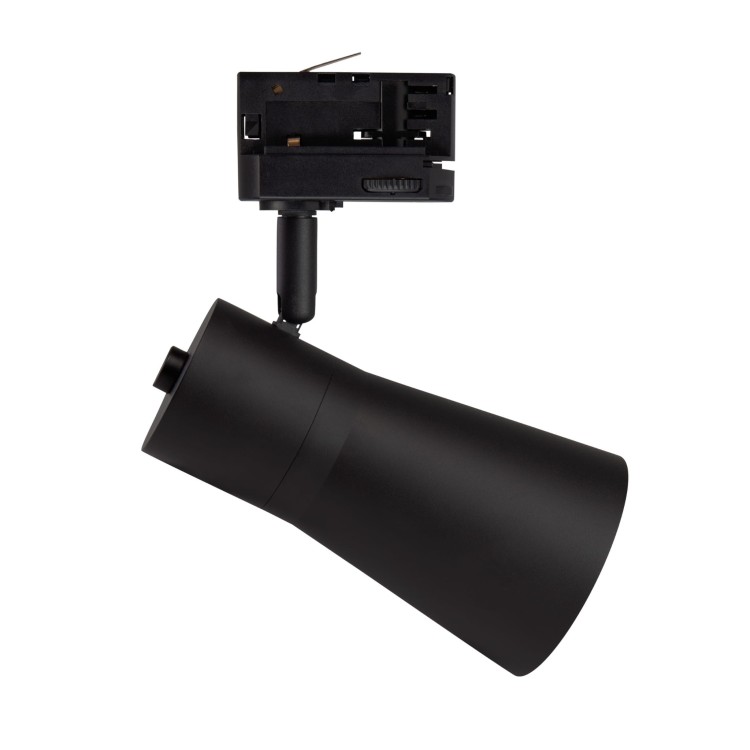Lampa szynowa Reflektor szynowy MADARA SCANDI GU10 na Szynoprzewód 3F 250V IP20 80x140x180 Czarny SLIP003044 SPECTRUM LED szynoprzewodu
