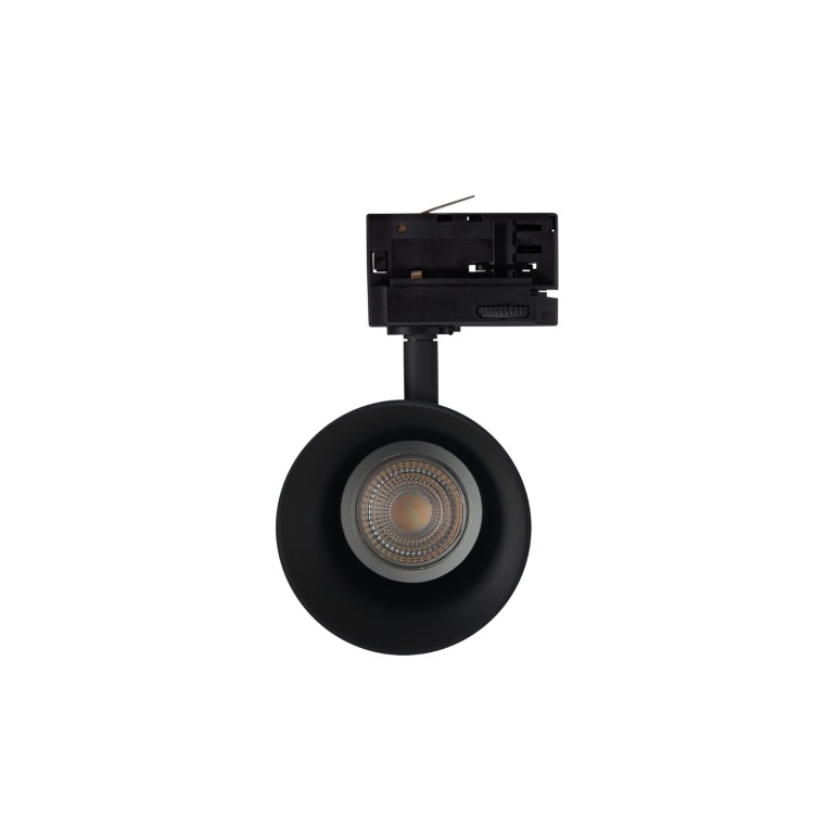 Lampa szynowa Reflektor szynowy MADARA SCANDI GU10 na Szynoprzewód 3F 250V IP20 80x140x180 Czarny SLIP003044 SPECTRUM LED szynoprzewodu