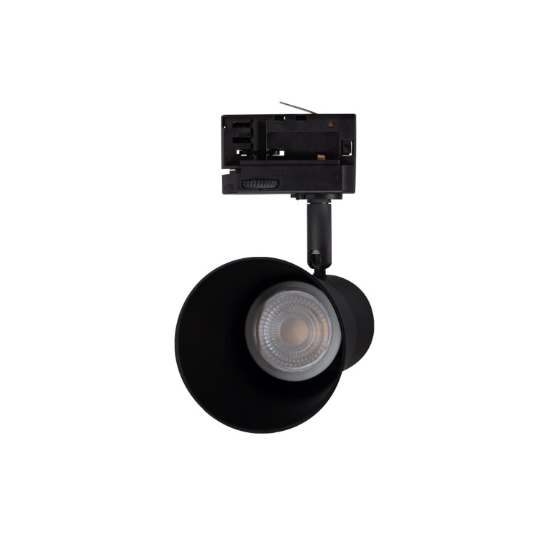 Lampa szynowa Reflektor szynowy MADARA SCANDI GU10 na Szynoprzewód 3F 250V IP20 80x140x180 Czarny SLIP003044 SPECTRUM LED szynoprzewodu