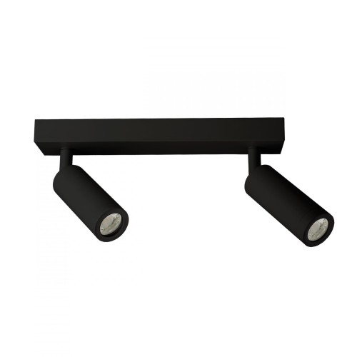 Lampa sufitowa MADARA SLIM 2 X MR11 BAZA 230V IP20 260x54x160 Czarny Ruchoma SLIP003048 SPECTRUM LED listwa natynkowa