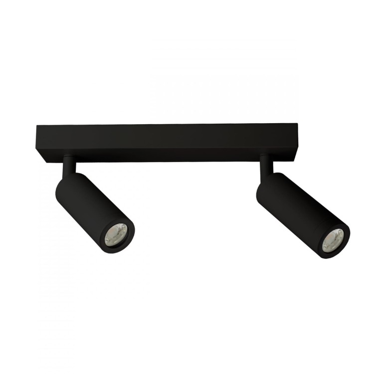 Lampa sufitowa MADARA SLIM 2 X MR11 BAZA 230V IP20 260x54x160 Czarny Ruchoma SLIP003048 SPECTRUM LED listwa natynkowa