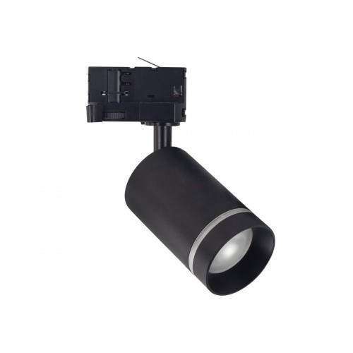 Lampa szynowa Reflektor szynowy MADARA ALTRO RING GU10 na Szynoprzewód 3F 250V IP20 60x101x141MM Czarny SLIP003050 SPECTRUM LED szynoprzewodu