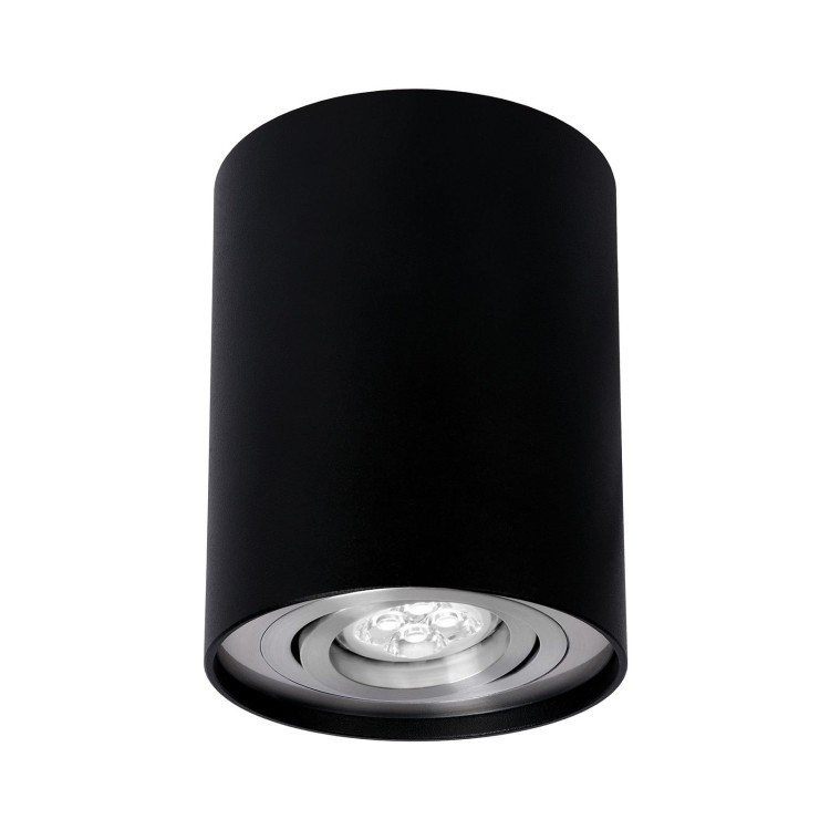 CHLOE GU10 Natynkowa GU10 250V IP20 94x125mm Czarny/Srebrny okrągła Ruchoma SLIP004003 SPECTRUM LED spot