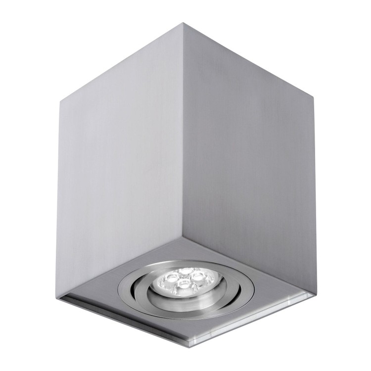 CHLOE GU10 Natynkowa GU10 250V IP20 97x97x125mm Srebrny kwadratowe Ruchoma SLIP004004 SPECTRUM LED spot