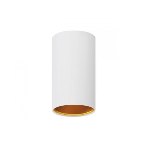 CHLOE GU10 Natynkowa GU10 250V IP20 70x128mm Biały Złoty tuba nieruchoma SLIP005001 SPECTRUM LED spot