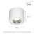 CHLOE AR111 Natynkowa GU10 250V IP20 139x100mm białe Biały okrągłe okrągła Ruchoma SLIP005012 SPECTRUM LED spot