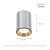 CHLOE GU10 MINI Natynkowa GU10 250V IP20 70x100mm Srebrny, Środek Złoty okrągła SLIP005014 SPECTRUM LED spot