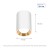 CHLOE GU10 MINI Natynkowa GU10 250V IP20 70x100mm Biały, Środek Złoty okrągła SLIP005015 SPECTRUM LED