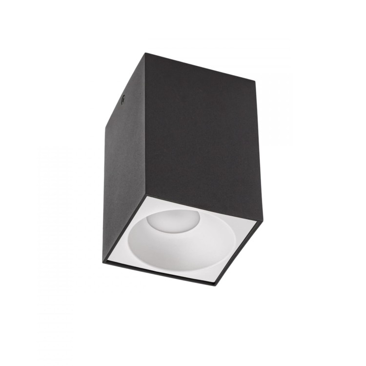 CHLOE ELEMENTO Natynkowa GU10 250V IP20 95x95x138mm Czarny kwadratowe SLIP005019 SPECTRUM LED spot