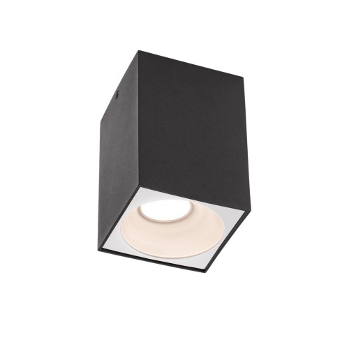 CHLOE ELEMENTO Natynkowa GU10 250V IP20 95x95x138mm Czarny kwadratowe SLIP005019 SPECTRUM LED spot
