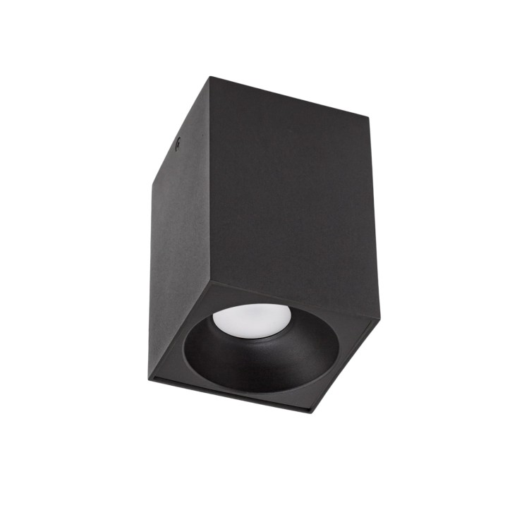 CHLOE ELEMENTO Natynkowa GU10 250V IP20 95x95x138mm Czarny kwadratowe SLIP005019 SPECTRUM LED spot