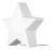 Lampa Ogrodowa Gwiazda 49cm STAR 9426 NOWODVORSKI Lighting E27 230V IP44 zewnętrzna Boże Narodzenie ozdoba świecąca gwiazdka dekoracja świąteczna elektryczna przenośna do ogrodu na taras biała Inspiracje Premium