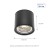 CHLOE AR111 Natynkowa GU10 250V IP65 120x115mm Czarny okrągła nieruchoma SLIP005032 SPECTRUM LED spot
