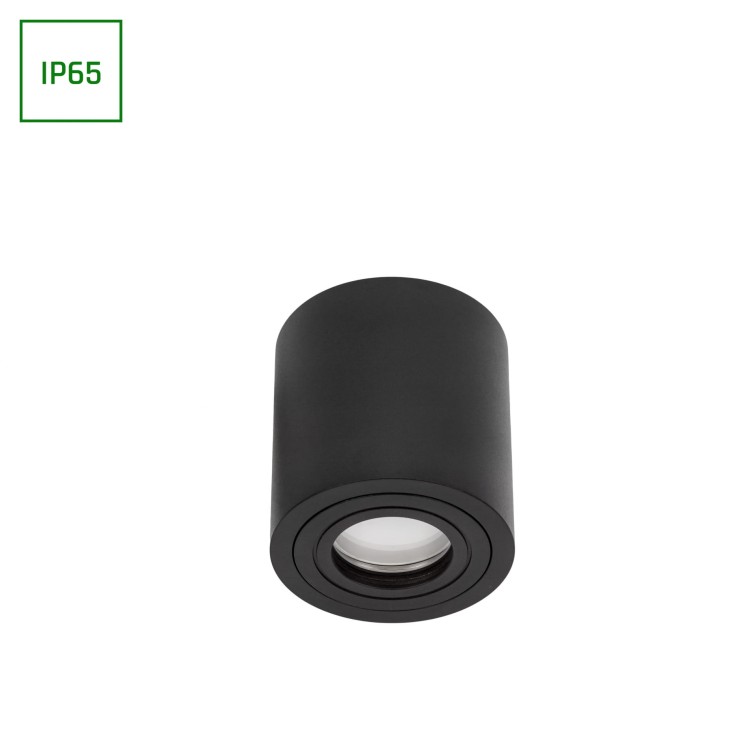 CHLOE GU10 Natynkowa GU10 250V IP65 90x97mm Czarny okrągła nieruchoma SLIP005034 SPECTRUM LED spot