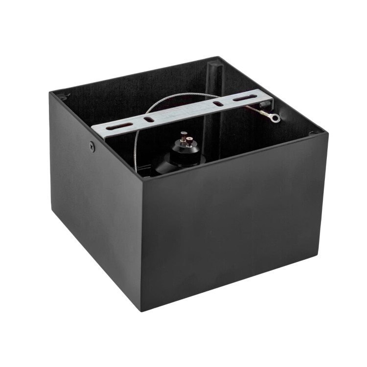 CHLOE AR111 Natynkowa GU10 250V IP20 145x145x100 Czarny Kwadratowa Ruchoma SLIP005039 SPECTRUM LED spot