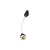 CHLOE AR111 Natynkowa GU10 250V IP20 145x145x100 Czarny Kwadratowa Ruchoma SLIP005039 SPECTRUM LED spot