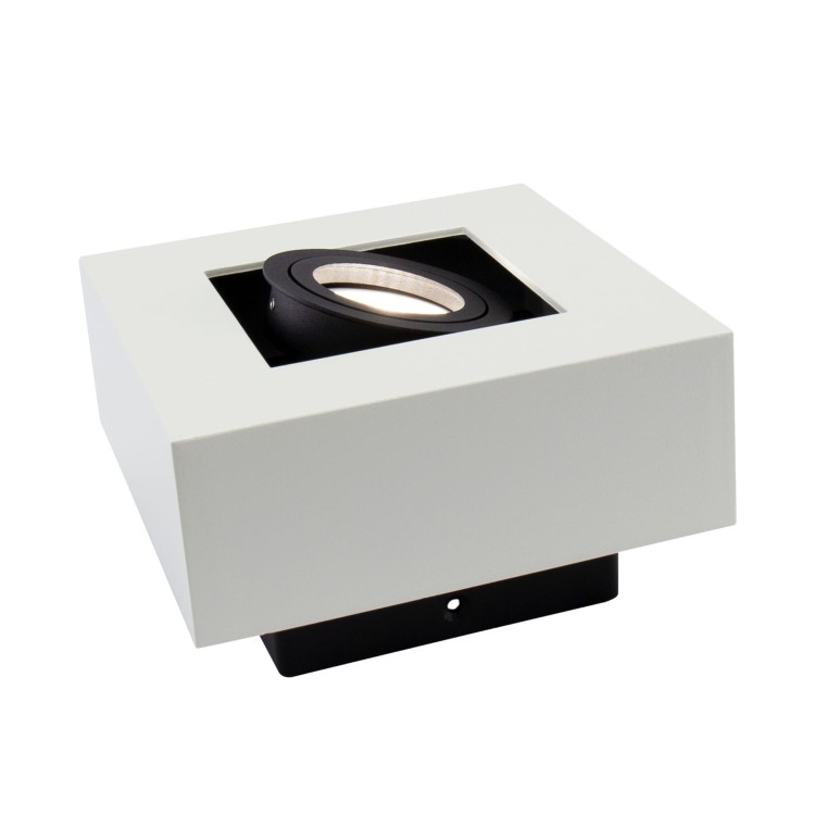 Oprawa sufitowa downlight MIRORA GU10 Natynkowa GU10 250V IP20 145X145X85mm Biały Czarny Kwadratowa Ruchoma SLIP005045 SPECTRUM LED