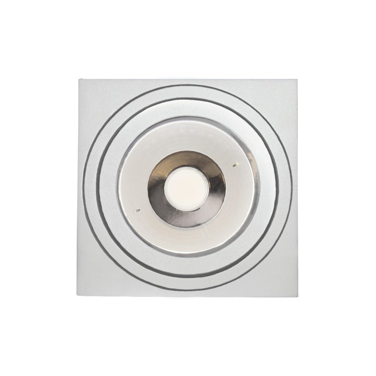 Oprawa sufitowa downlight MIRORA AR111 Natynkowa GU10 250V IP20 145X145X85mm Biały Kwadratowa Ruchoma SLIP005047 SPECTRUM LED