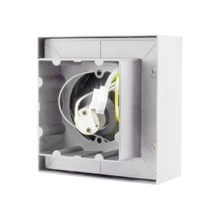 Oprawa sufitowa downlight MIRORA AR111 Natynkowa GU10 250V IP20 145X145X85mm Biały Kwadratowa Ruchoma SLIP005047 SPECTRUM LED