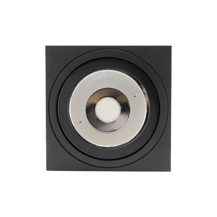 Oprawa sufitowa downlight MIRORA AR111 Natynkowa GU10 250V IP20 145X145X85mm Czarny Kwadratowa Ruchoma SLIP005048 SPECTRUM LED