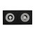 Oprawa sufitowa downlight MIRORA AR111 X2 Natynkowa GU10 250V IP20 293X145X 85mm Czarny Prostokątna Ruchoma SLIP005050 SPECTRUM LED