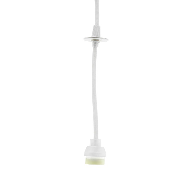 Lampa szynowa wisząca punktowa CHLOE SLIM MR11 Zwieszana Szynoprzewód 3F 250V IP20 40x500+1m kabel Biały regulowany kąt świecenia SLIP005051 SPECTRUM LED szynoprzewodu