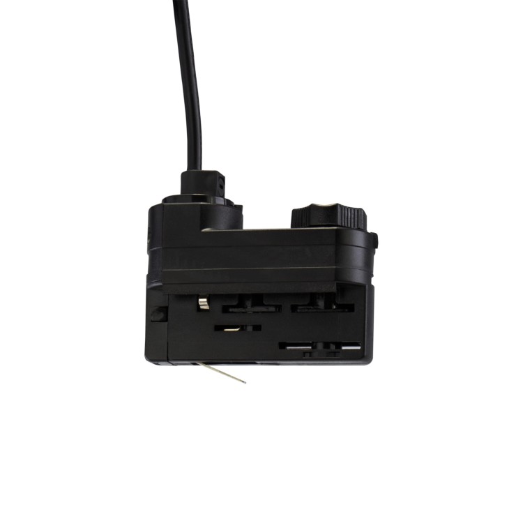 Lampa szynowa wisząca punktowa CHLOE SLIM MR11 Zwieszana Szynoprzewód 3F 250V IP20 40x500+1m kabel Czarny regulowany kąt świecenia SLIP005052 SPECTRUM LED szynoprzewodu