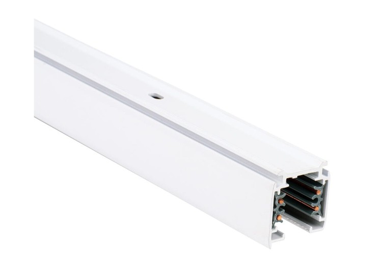 Szynoprzewód Szyna 2m trójfazowa CTLS TRACK 3 CIRCUIT 8717 NOWODVORSKI Lighting Loft nowoczesna 3 fazowa 3F sufitowy ścienny oświetlenie szynowe listwa natynkowa 230V biały Inspiracje Premium