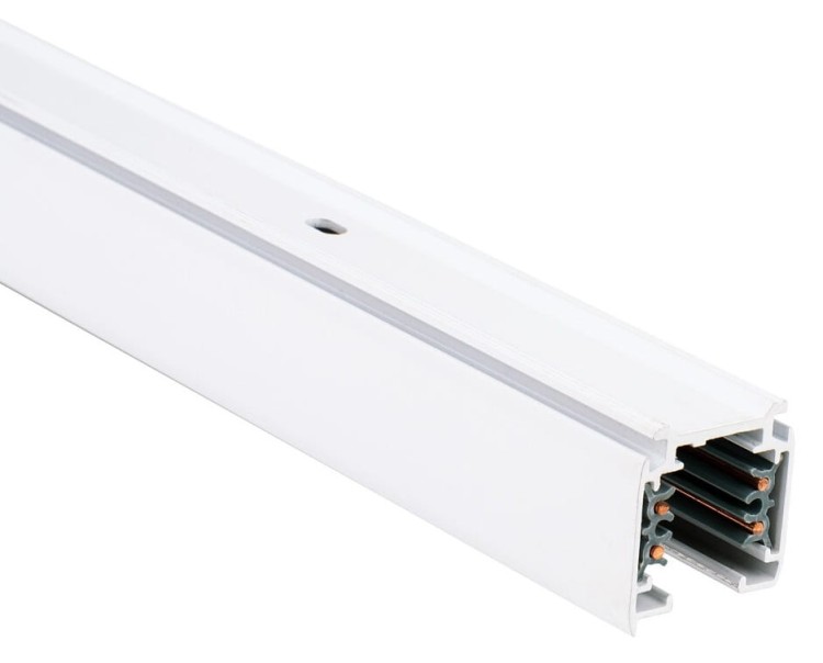 Szynoprzewód Szyna 2m trójfazowa CTLS TRACK 3 CIRCUIT 8717 NOWODVORSKI Lighting Loft nowoczesna 3 fazowa 3F sufitowy ścienny oświetlenie szynowe listwa natynkowa 230V biały Inspiracje Premium