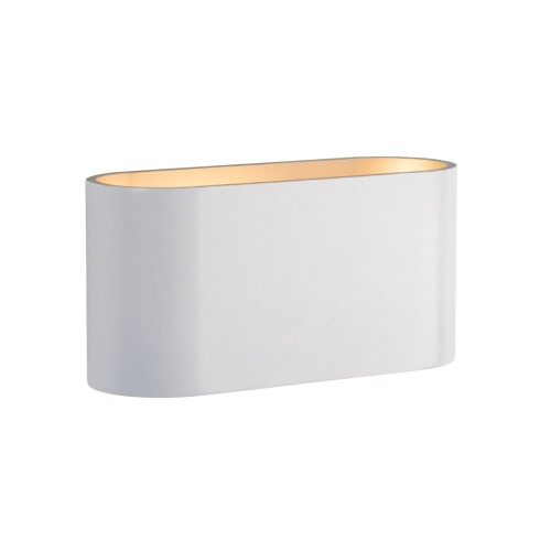 Lampa ścienna SQUALLA G9 Kinkiet G9 250V IP20 80x80x160mm Biały Złoty SLIP006001 SPECTRUM LED