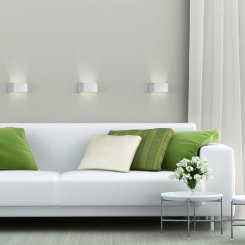 Lampa ścienna SQUALLA G9 Kinkiet G9 250V IP20 80x80x160mm Biały Złoty SLIP006001 SPECTRUM LED