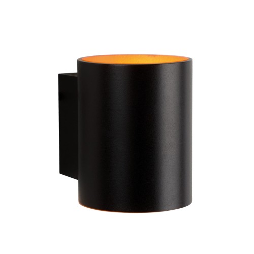Lampa ścienna SQUALLA G9 Kinkiet G9 250V IP20 101x81x100mm Czarny Złoty tuba SLIP006004 SPECTRUM LED