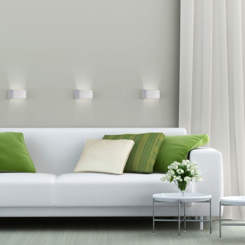 Lampa ścienna SQUALLA G9 Kinkiet G9 250V IP20 80x80x160mm Biały SLIP006009 SPECTRUM LED