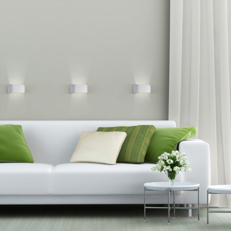 Lampa ścienna SQUALLA G9 Kinkiet G9 250V IP20 80x80x160mm Biały SLIP006009 SPECTRUM LED