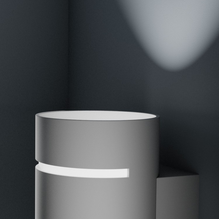 Lampa ścienna SQUALLA LUMO G9 Kinkiet 230V IP20 80x150 Biały Okrągły SLIP006013 SPECTRUM LED