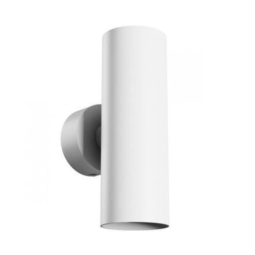 Lampa ścienna SQUALLA VARIOSA TUBO 2XGU10 Kinkiet 230V IP20 55X160X90mm białe Biały okrągłe okrągła SLIP006017 SPECTRUM LED