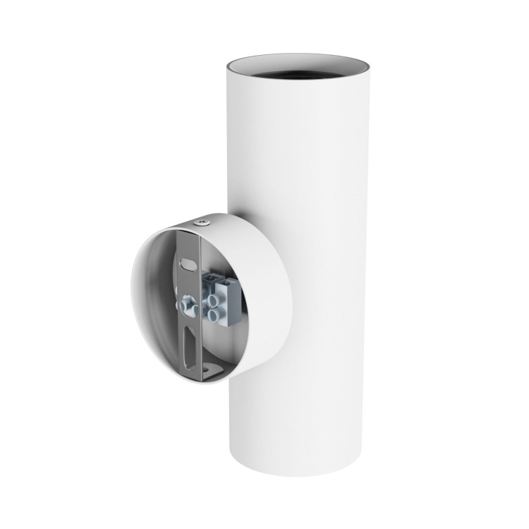 Lampa ścienna SQUALLA VARIOSA TUBO 2XGU10 Kinkiet 230V IP20 55X160X90mm białe Biały okrągłe okrągła SLIP006017 SPECTRUM LED