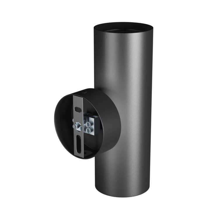 Lampa ścienna SQUALLA VARIOSA TUBO 2XGU10 Kinkiet 230V IP20 55X160X90mm Czarny Okrągła SLIP006018 SPECTRUM LED