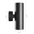 Lampa ścienna SQUALLA VARIOSA TUBO 2XGU10 Kinkiet 230V IP20 55X160X90mm Czarny Okrągła SLIP006018 SPECTRUM LED