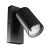 Kinkiet z włącznikiem SQUALLA VARIOSA SWITCH GU10 230V IP20 55x100MM Czarny Okrągła SLIP006022 SPECTRUM LED do sypialni