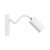 Kinkiet z włącznikiem SQUALLA VARIOSA FLEXI SWITCH GU10 230V IP20 55x100x410MM białe Biały okrągłe okrągła SLIP006023 SPECTRUM LED do sypialni