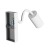 Kinkiet z włącznikiem SQUALLA VARIOSA FLEXI SWITCH GU10 230V IP20 55x100x410MM białe Biały okrągłe okrągła SLIP006023 SPECTRUM LED do sypialni