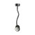 Lampa sufitowa natynkowa VARIOSA FLEXI GU10 BAZA 230V IP20 55x100x410mm Czarna Czarny okrągłe okrągła SLIP006026 SPECTRUM LED zwis giętka wyginana