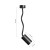 Lampa sufitowa natynkowa VARIOSA FLEXI GU10 BAZA 230V IP20 55x100x410mm Czarna Czarny okrągłe okrągła SLIP006026 SPECTRUM LED zwis giętka wyginana