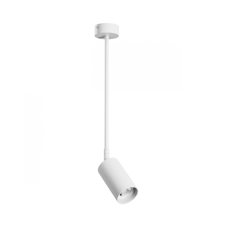 Lampa sufitowa natynkowa VARIOSA GU10 BAZA 230V IP20 55x100x450mm Biała Biały Okrągła SLIP006027 SPECTRUM LED zwis