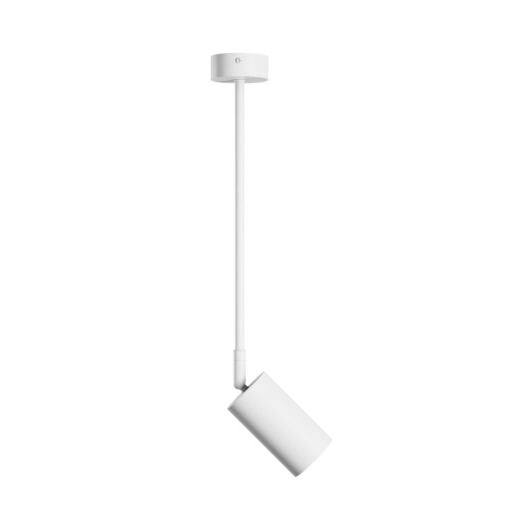 Lampa sufitowa natynkowa VARIOSA GU10 BAZA 230V IP20 55x100x450mm Biała Biały Okrągła SLIP006027 SPECTRUM LED zwis