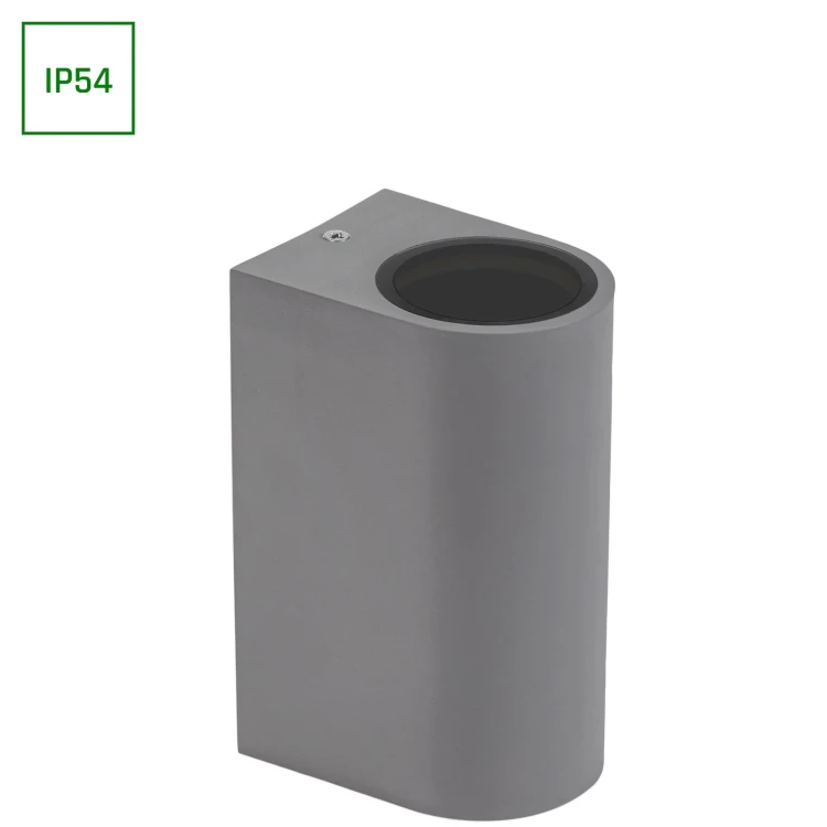 PARETE GU10 X2 Dwukierunkowy Kinkiet 250V IP54 150 x 73 x 95mm Szary SLIP007008 SPECTRUM LED