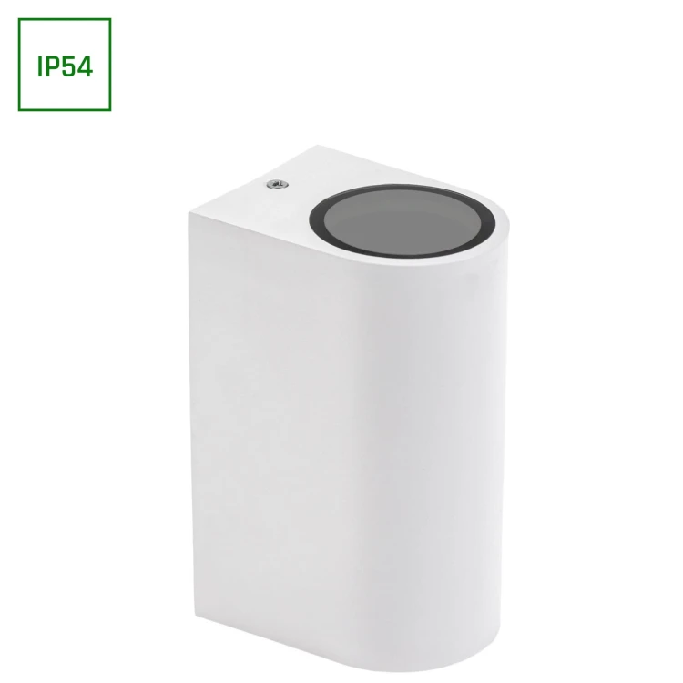 PARETE GU10 X2 Dwukierunkowy Kinkiet 250V IP54 150 x 73 x 95mm Biały SLIP007010 SPECTRUM LED