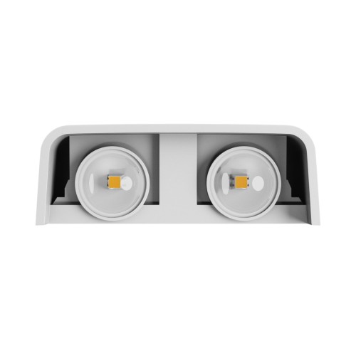 LUNARIX 2 Kinkiet 4W CCT 230V IP54 RA90 110X110X40MM Biały świeci góra/dół SLIP007019 SPECTRUM LED