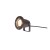 FLORI GU10 ALU RAY 250V IP65 98x160mm Czarna wbijana, Ruchoma SLIP012013 SPECTRUM LED